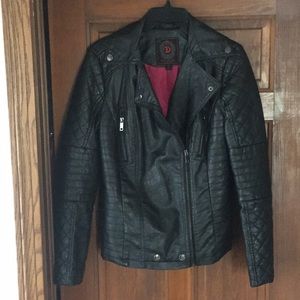 Dollhouse pleather black jacket